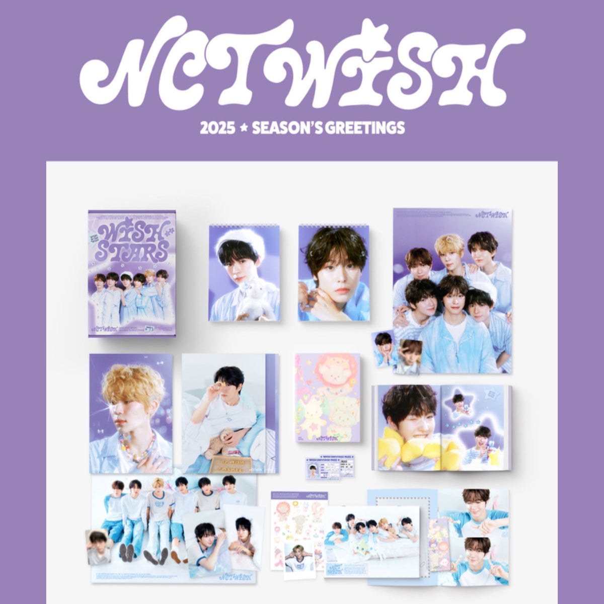 アイドル 2025 NCTWISH SEASON'S GREETINGS NCT WISH - WISH STARS 2025 Official Season's Greetings + POB