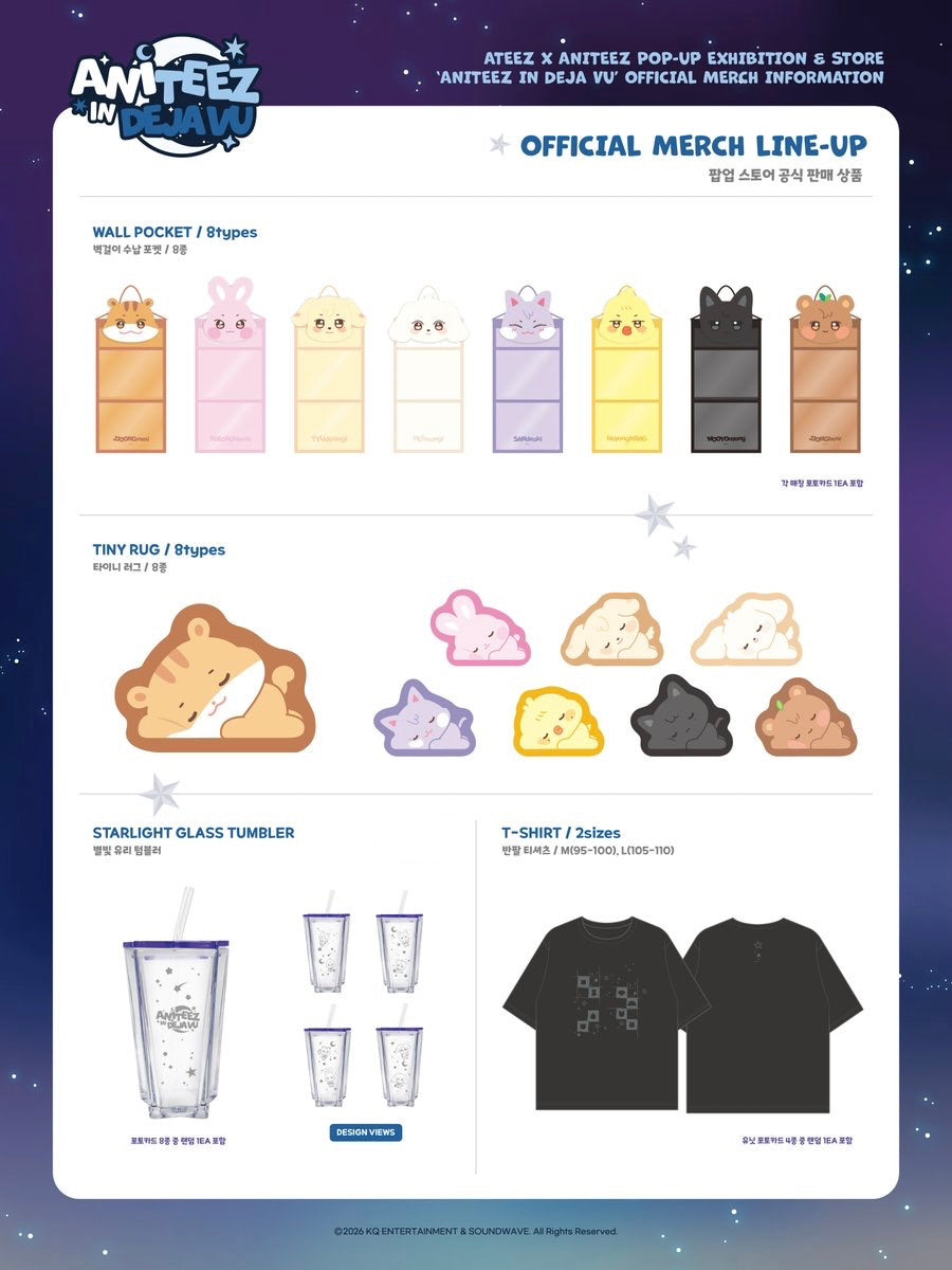 ATEEZ ANITEEZ IN DEJA VU Pop Up Official MD – kheartshop