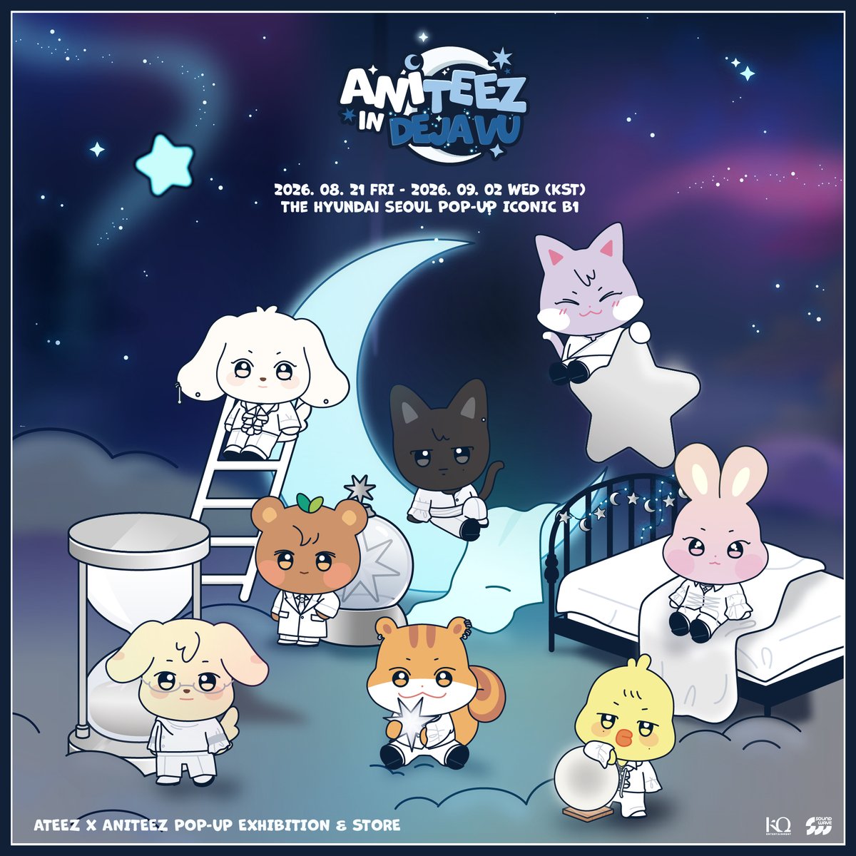 ATEEZ ANITEEZ IN DEJA VU Pop Up Official MD – kheartshop