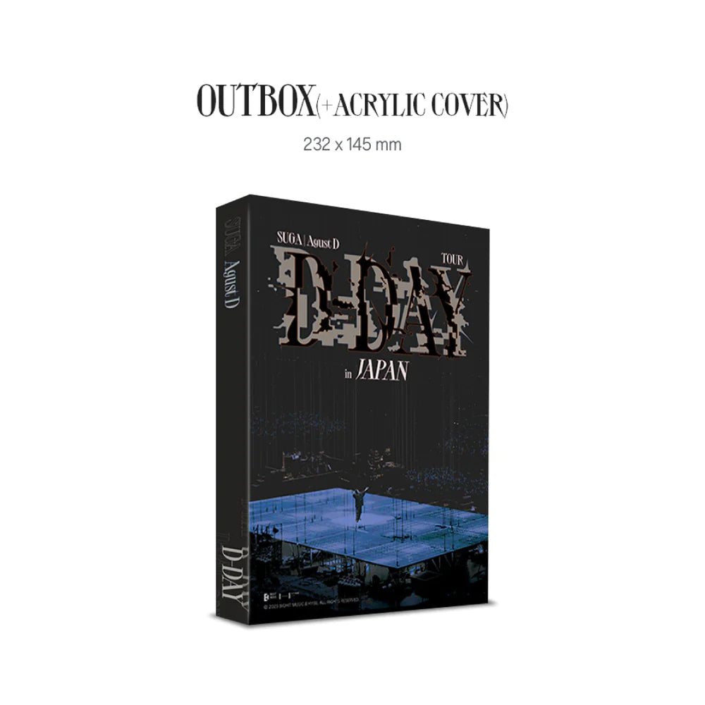 SUGA Agust D TOUR D-DAY in JAPAN Blu-Ray Limited Edition – kheartshop