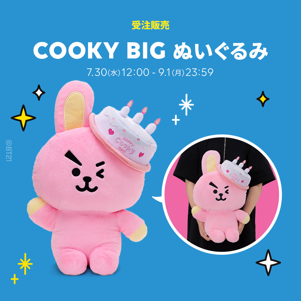 BT21 JAPAN - Official Full Of Cooky Limited Edition BIG Plush Doll
