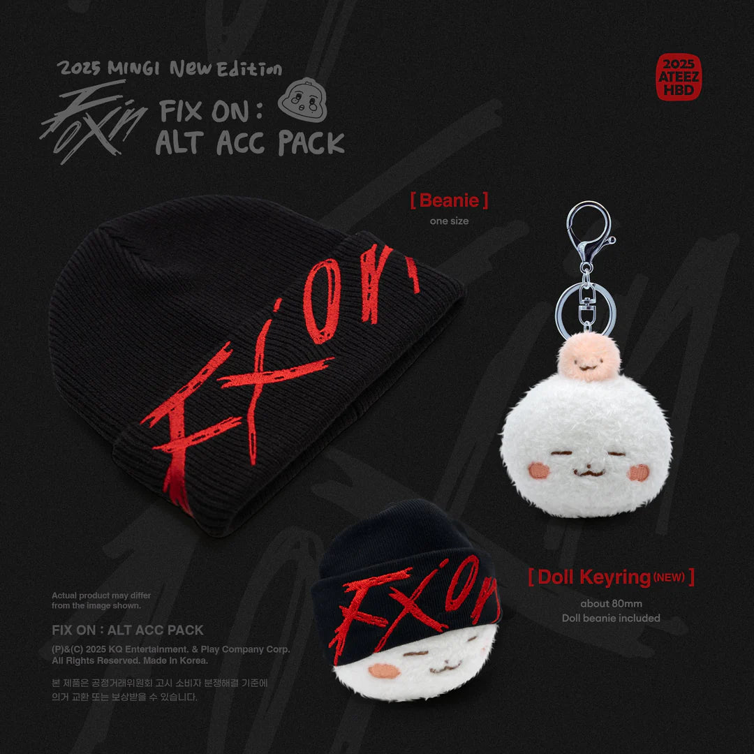 ATEEZ 2025 HAPPY BIRTHDAY MD - MINGI FIX ON : ALT ACC PACK (Pre