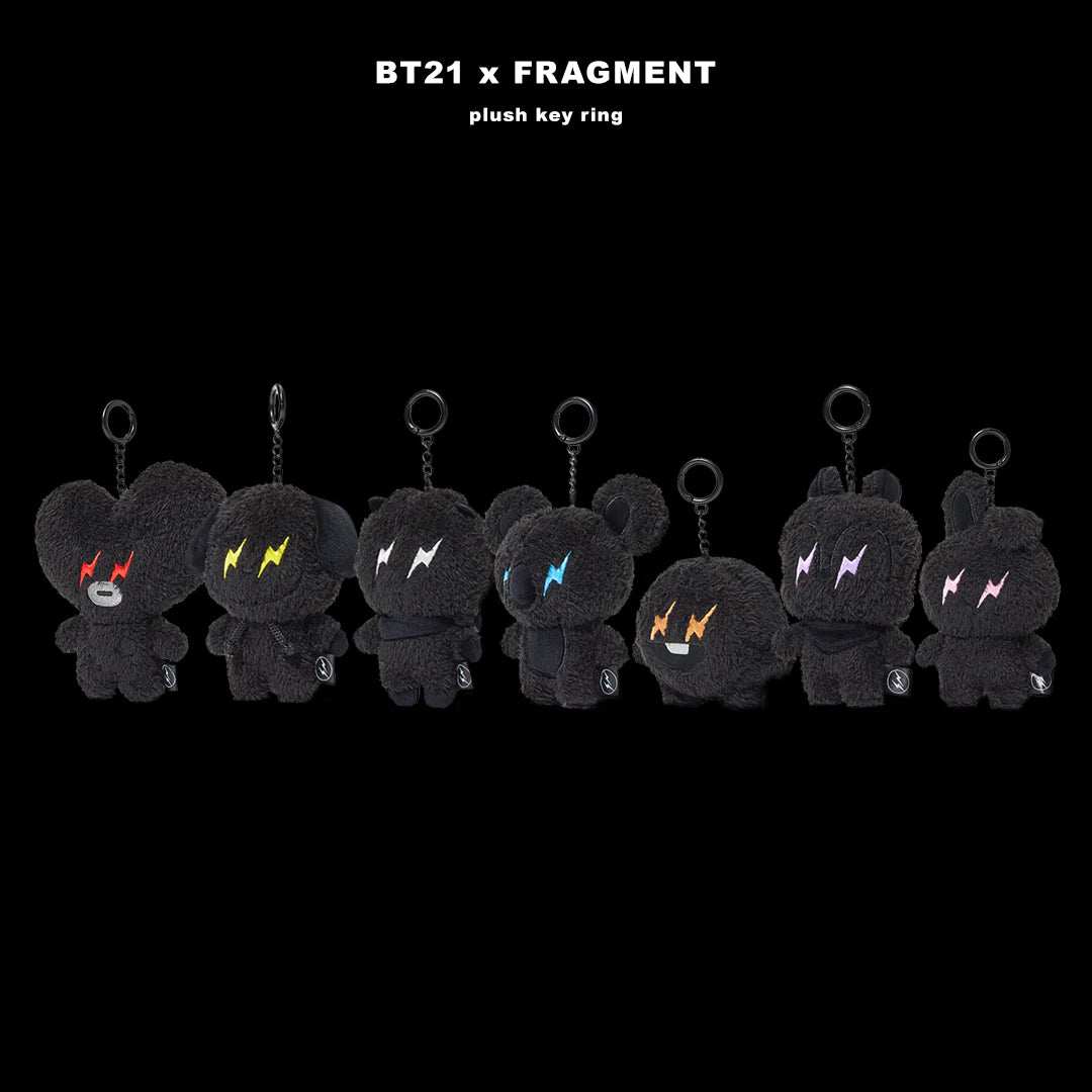 BT21 x FRAGMENT Official Plush Keyring Doll – kheartshop BT21 x FRAGMENT Official Plush Keyring Doll – kheartshop