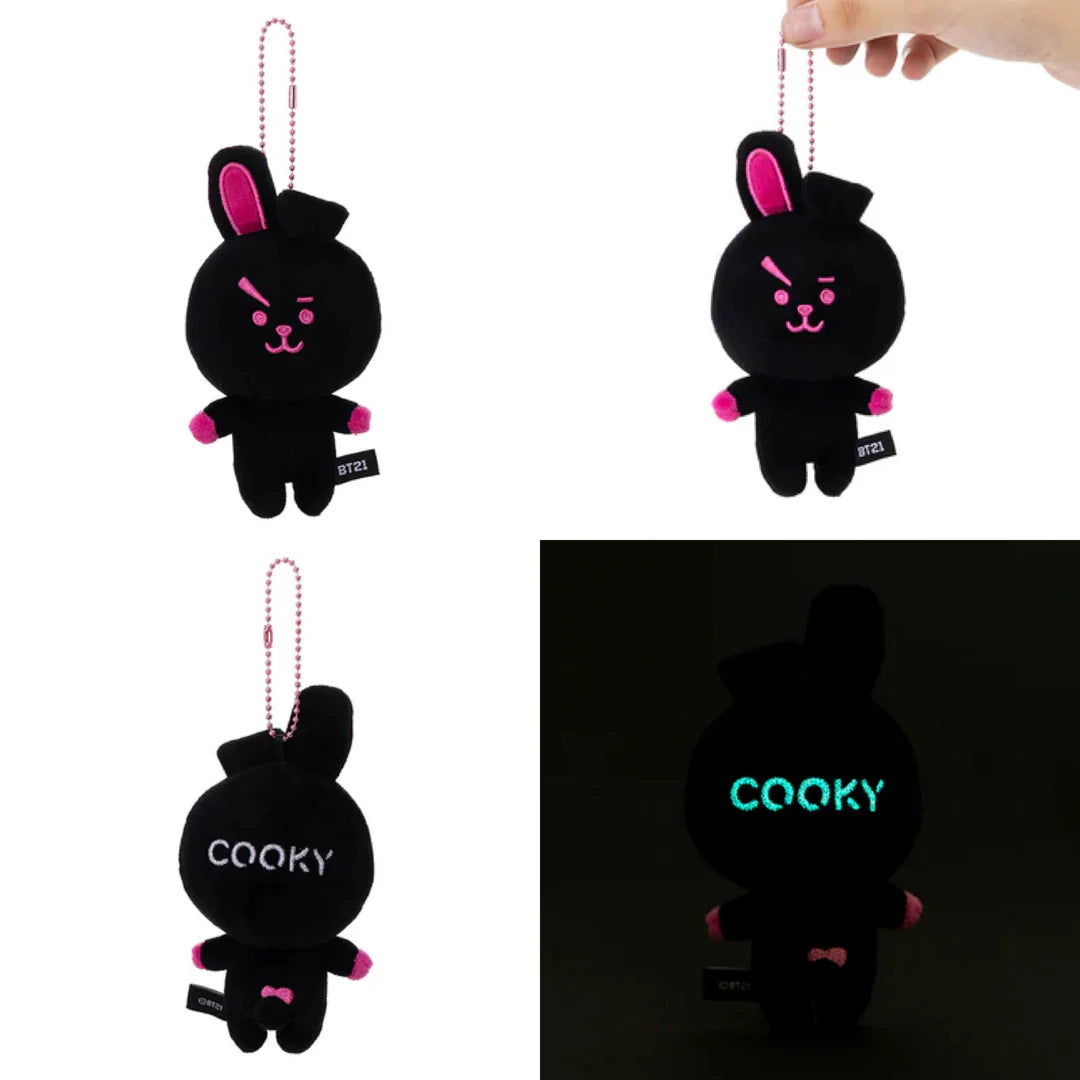 BT21 JAPAN - Official Glow in the Dark NEON Plush Keyring – kheartshop