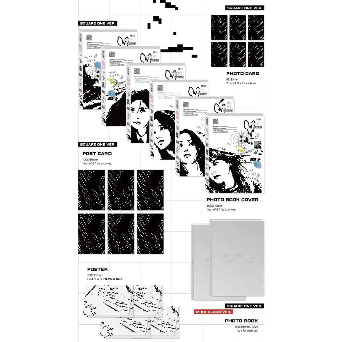 NMIXX - FE3O4 : BREAK 2nd EP Album Square One Version