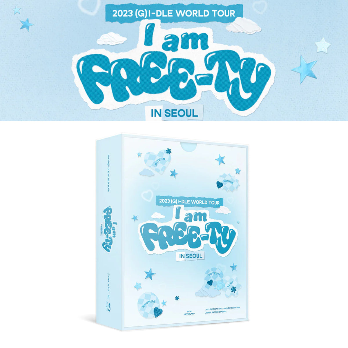 (G)I-DLE I am FREE-TY IN SEOUL ブルーレイ 新品 G)IDLE I AM FREE-TY Official 2023 World Tour in SEOUL BLU-RAY