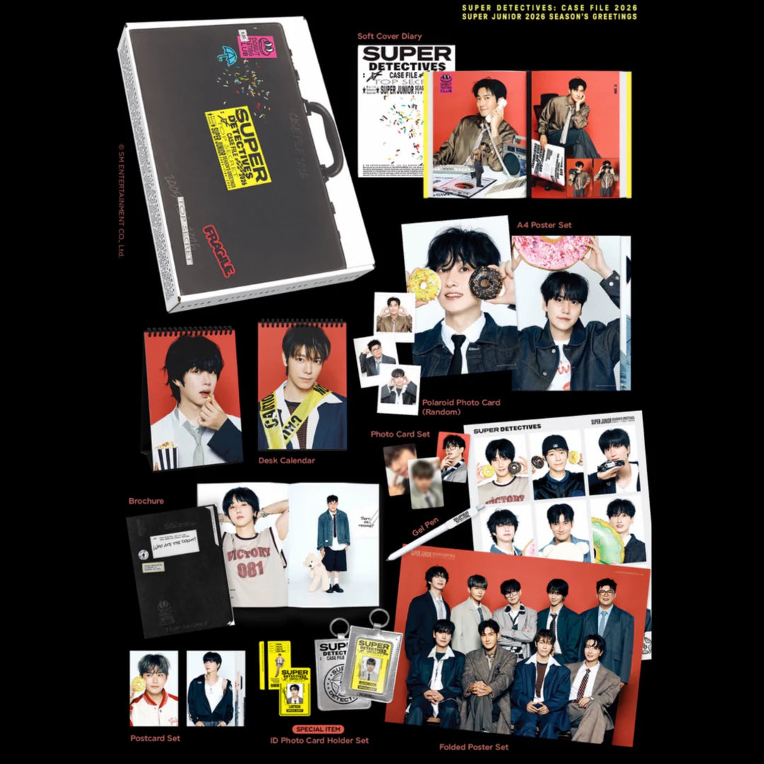 SUPER JUNIOR - SUPER DETECTIVES 2026 Official Season's Greetings +