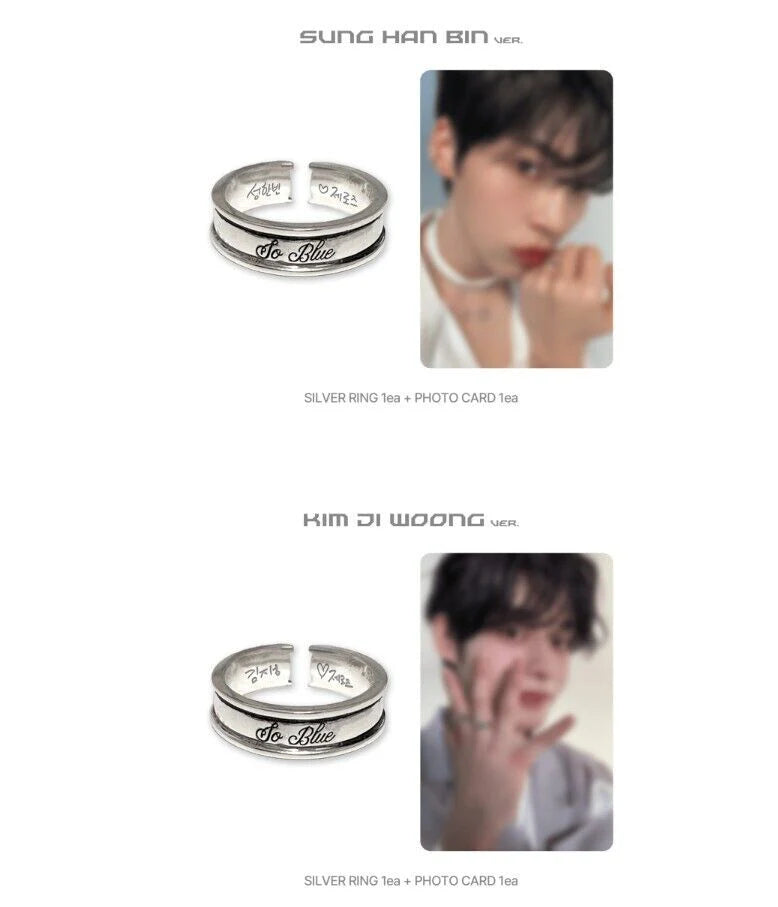 【特別送料無料！】 PARADISE BLUE - ZB1 ZEROBASEONE POP-UP RING Official Store アイドル
