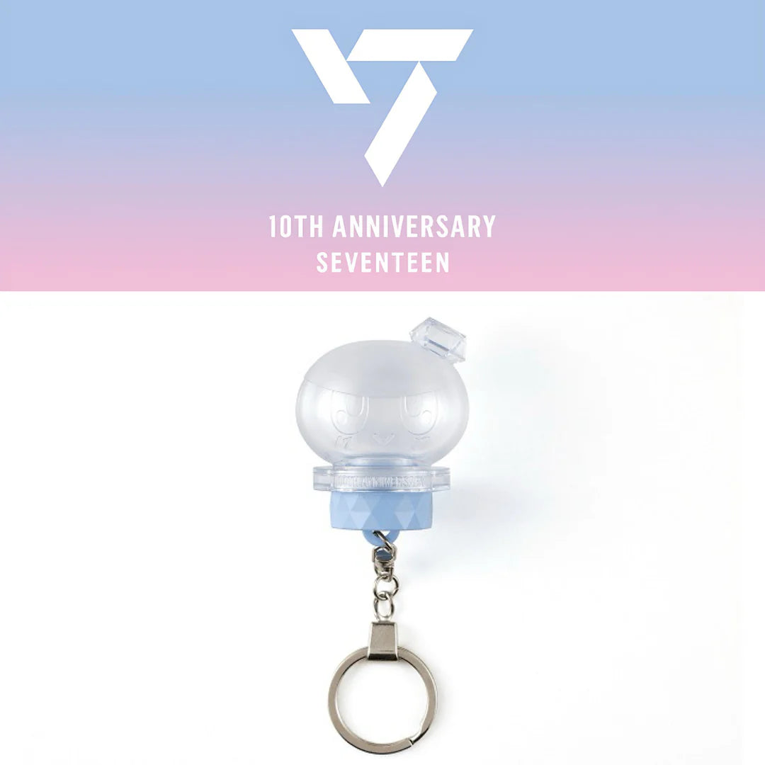 SEVENTEEN Official BONGBONGEE Light Stick Parts Keyring 10th