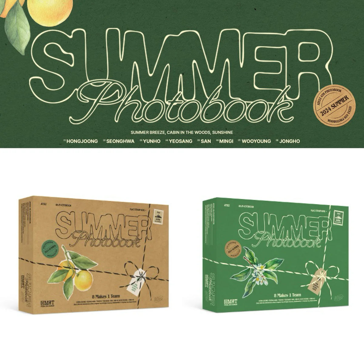 ATEEZ 2024 Summer Photobook DVD / Play Code – kheartshop