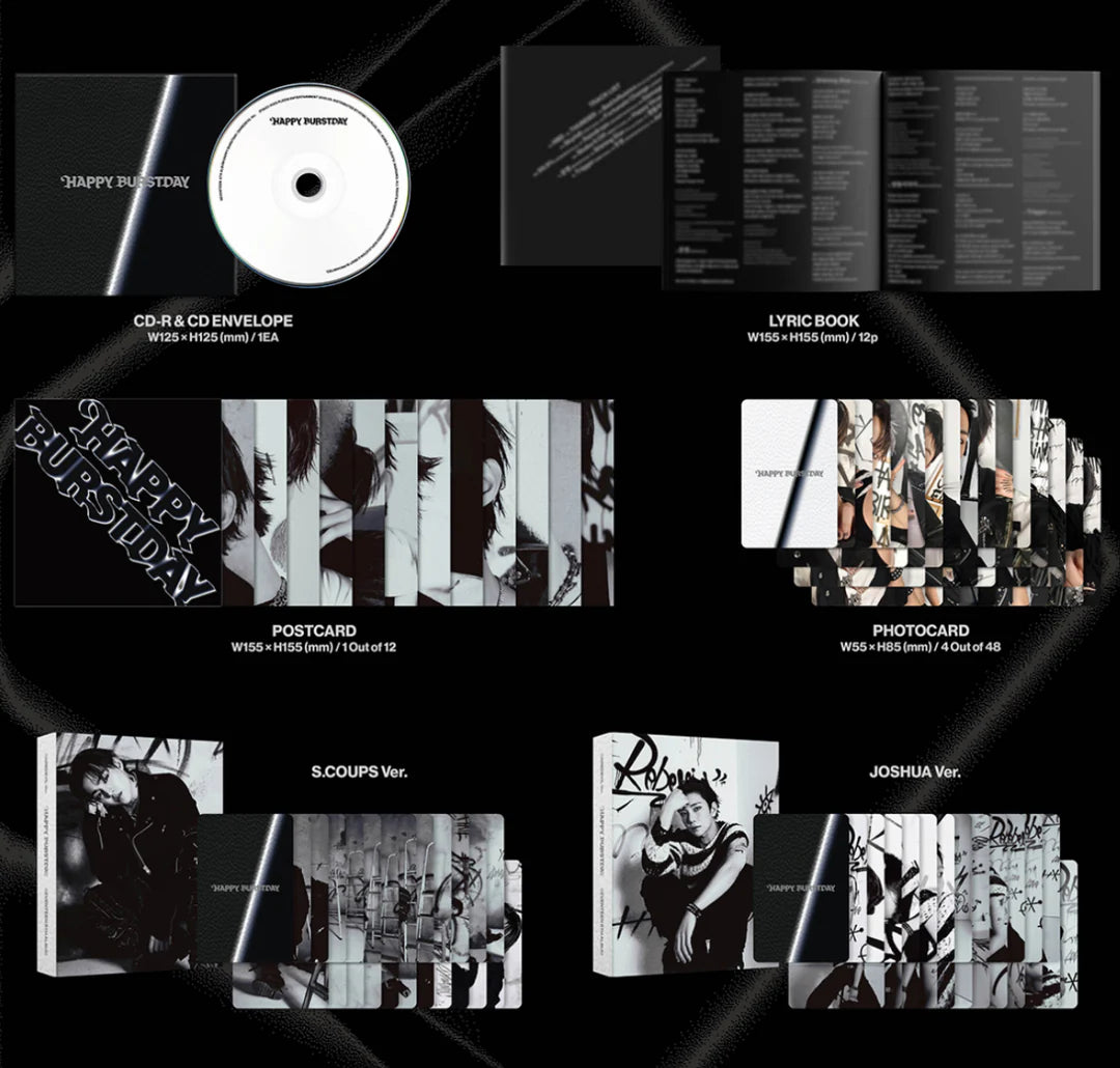 SEVENTEEN - HAPPY BURSTDAY Daredevil Version (Can Choose Ver