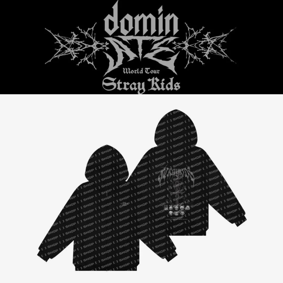 EVIL SKZOO HOOD ZIP-UP スキズ フーディー STRAY KIDS Official EVIL SKZOO HOOD ZIP-Up World Tour