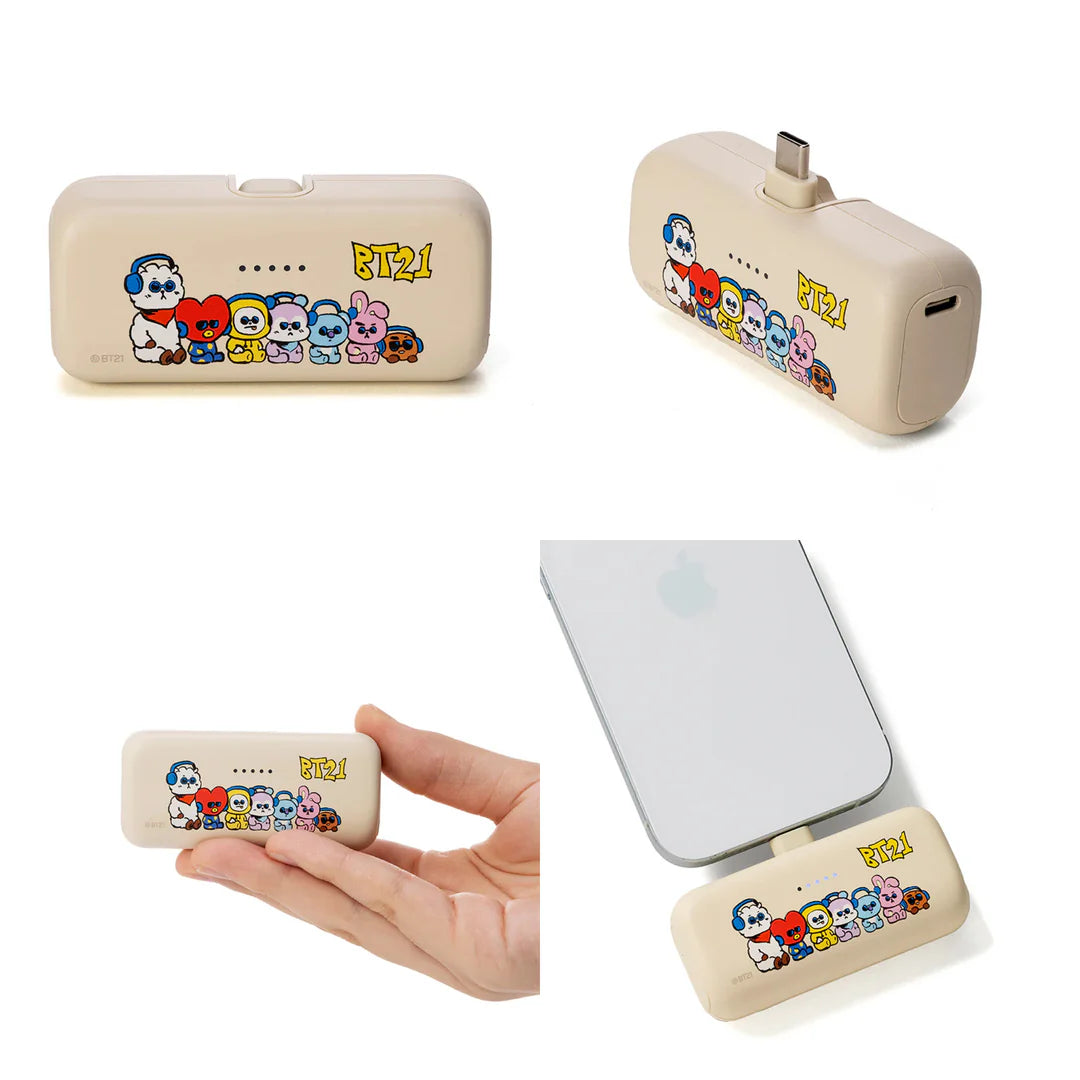 BTS 防弾少年団 BT21 公式グッズ 小型 MOBILE BATTERY モバイル