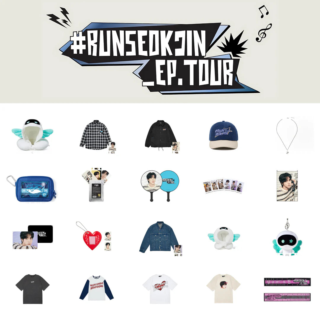 BTS JIN - RUN SEOKJIN EP TOUR Official MD – kheartshop BTS JIN - RUN SEOKJIN EP TOUR Official MD – kheartshop