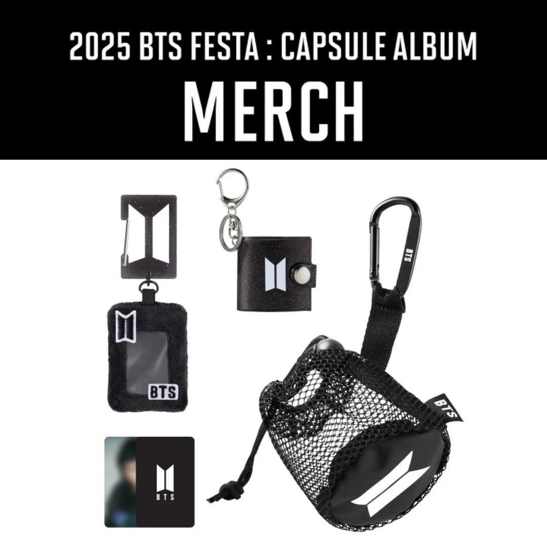BTS FESTA 2025 CAPSULE MERCH 会場限定 3点+トレカ 防弾少年団(BTS) - BTS FESTA 2025 CAPSULE MERCH 会場限定 3点+