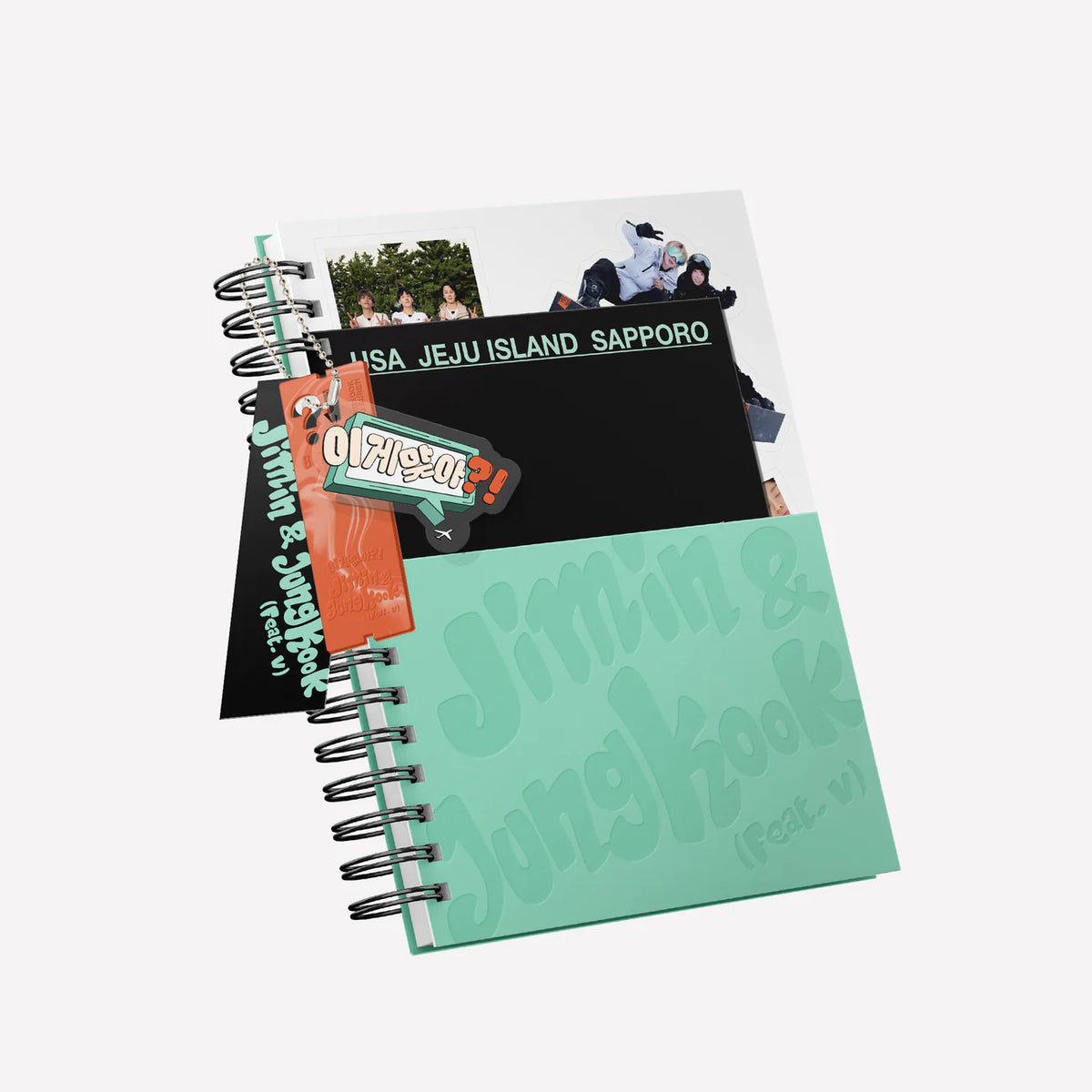 BTS♡JIMIN✰JUNGKOOK♡フォトアルバムキーリング♧♧2♧♧ Buy BTS Jimin x Jungkook PHOTOBOOK | Oppa Store