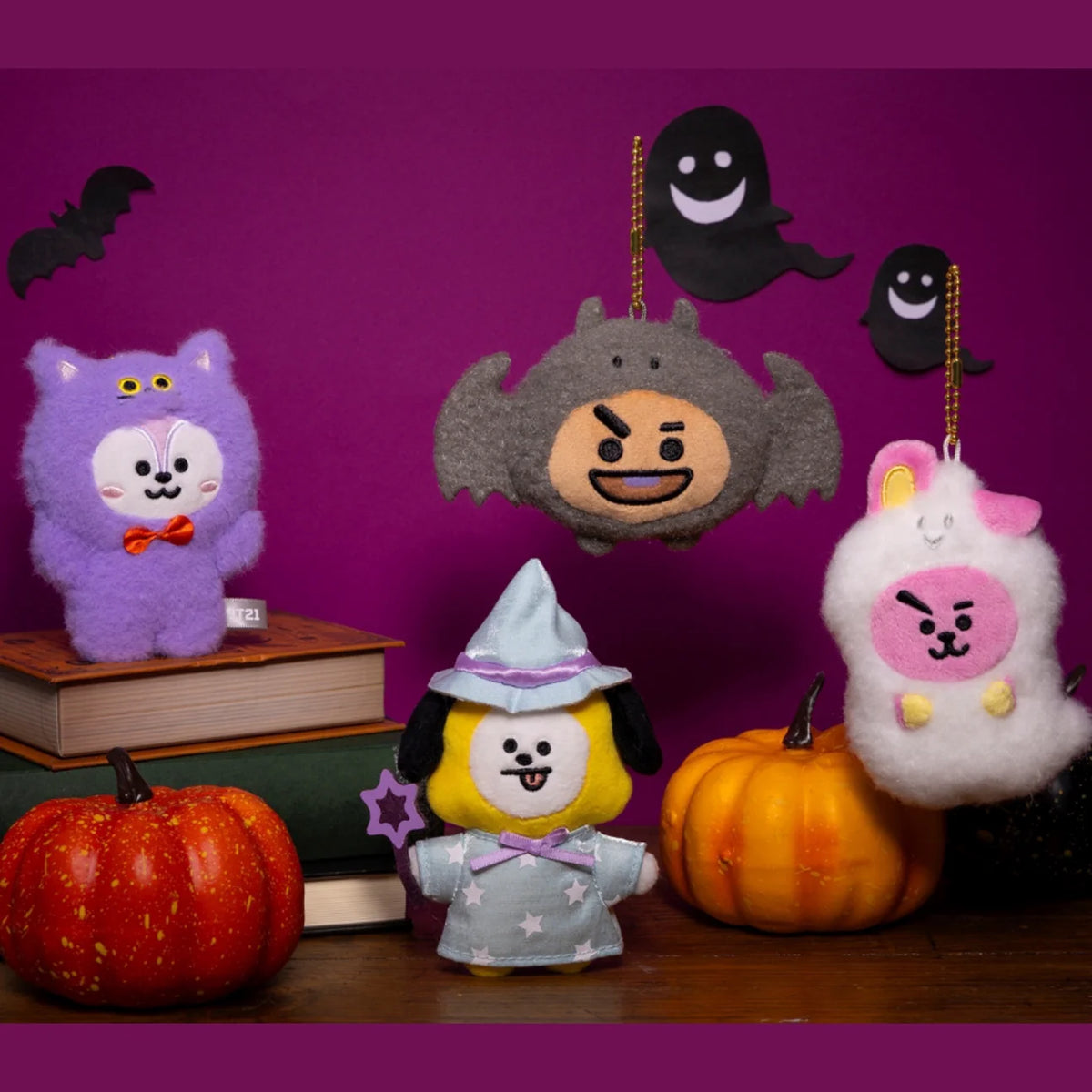 BT21 JAPAN - Official Halloween Mascot Keyring 15cm – kheartshop