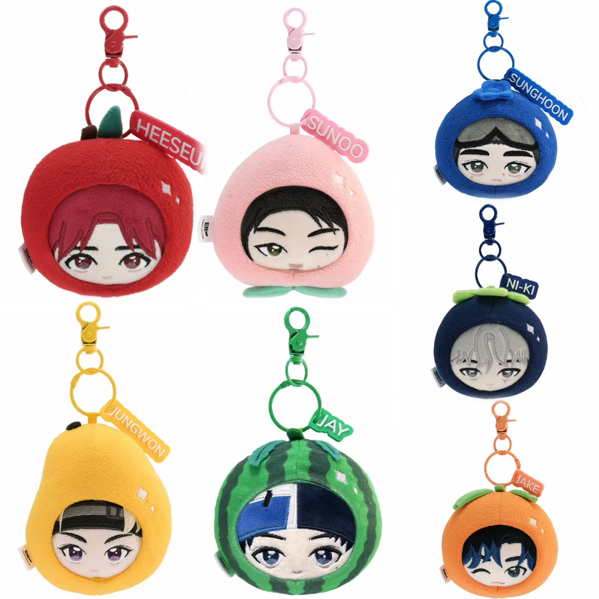 ENHYPEN♡推しグッズセット ENHYPEN x MINISO - Official Fruit Series Plush Pendant – kheartshop