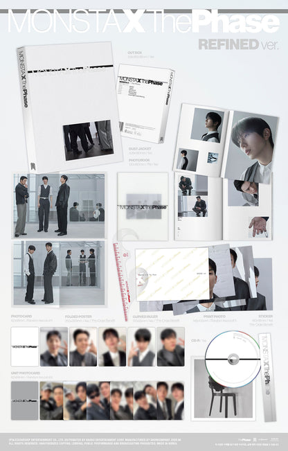 MONSTA X THE PHASE EP Album | 4 Versions – kheartshop