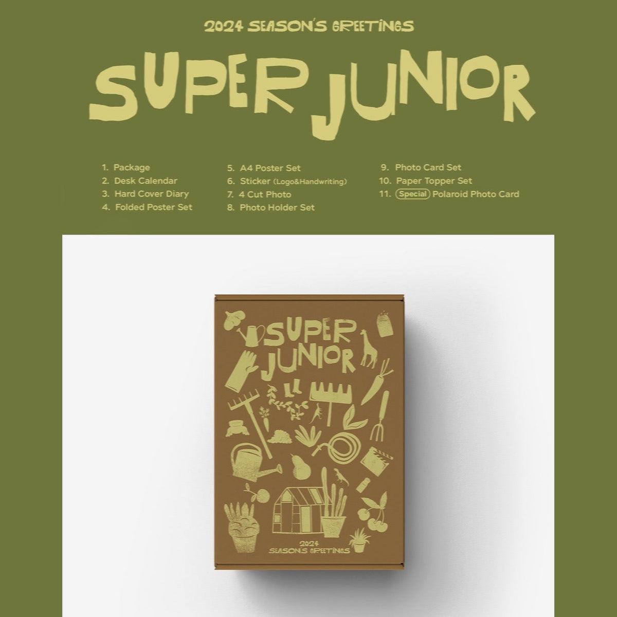 SUPER JUNIOR 2024 Official Season's Greetings – kheartshop