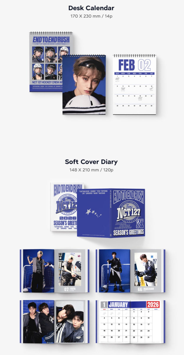 NCT 127 - END TO END RUSH 2026 Official Season's Greetings + SM
