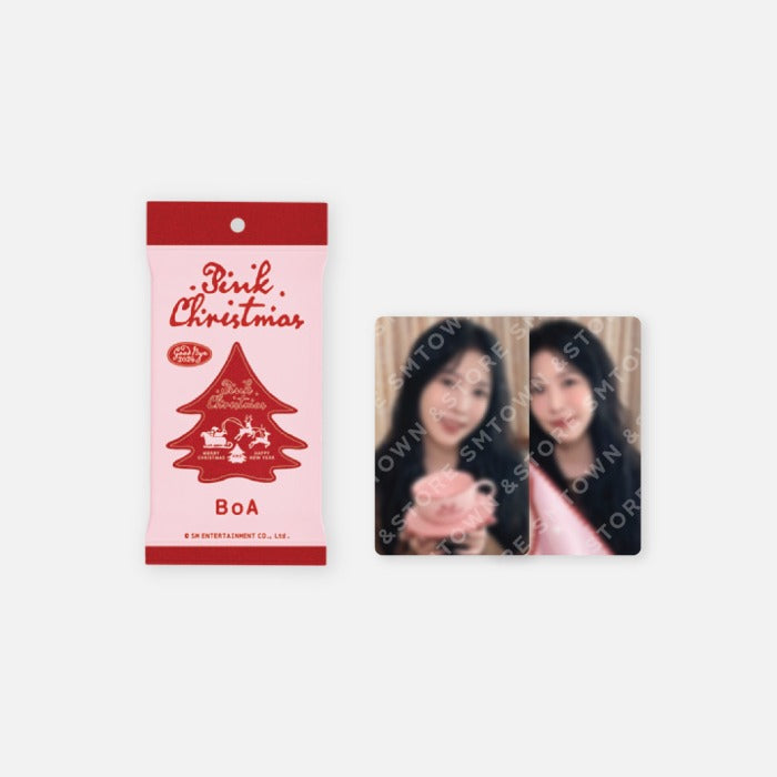 SMTOWN Official 2024 Pink Christmas PhotoCard Pack – kheartshop