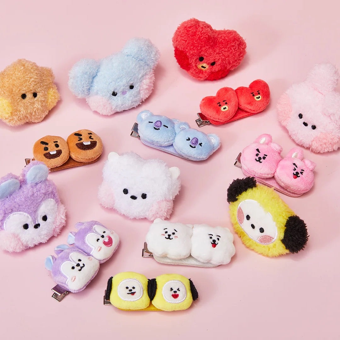 BT21 Official Big & Tiny Hair Clip – kheartshop