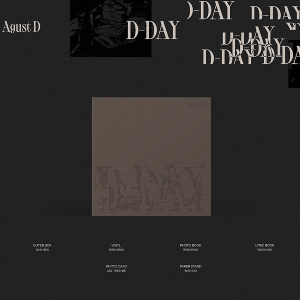 BTS SUGA AGUST D D-DAY Vinyl LP Limited Edition – kheartshop