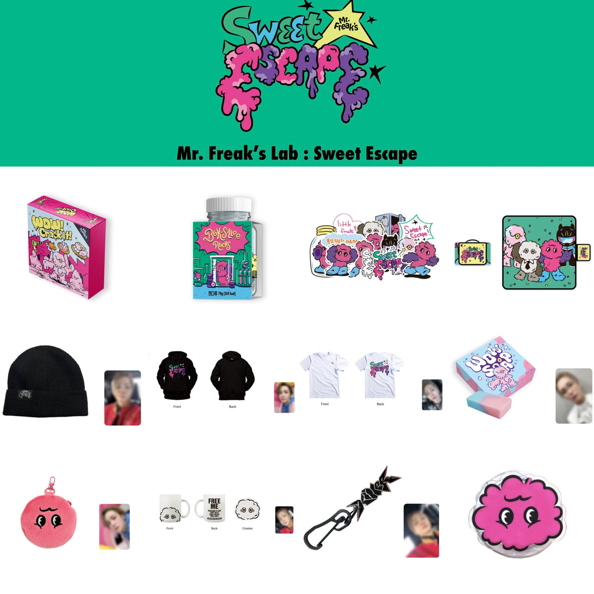 SHINee KEY - Mr FREAK'S LAB SWEET ESCAPE Pop Up Store 