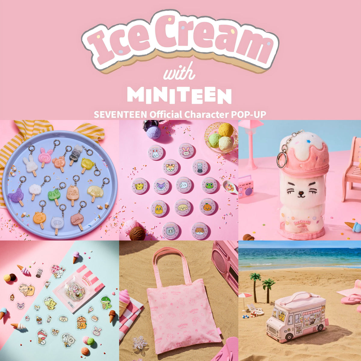 SEVENTEEN Ice Cream with MINITEEN Pop Up Official MD – kheartshop