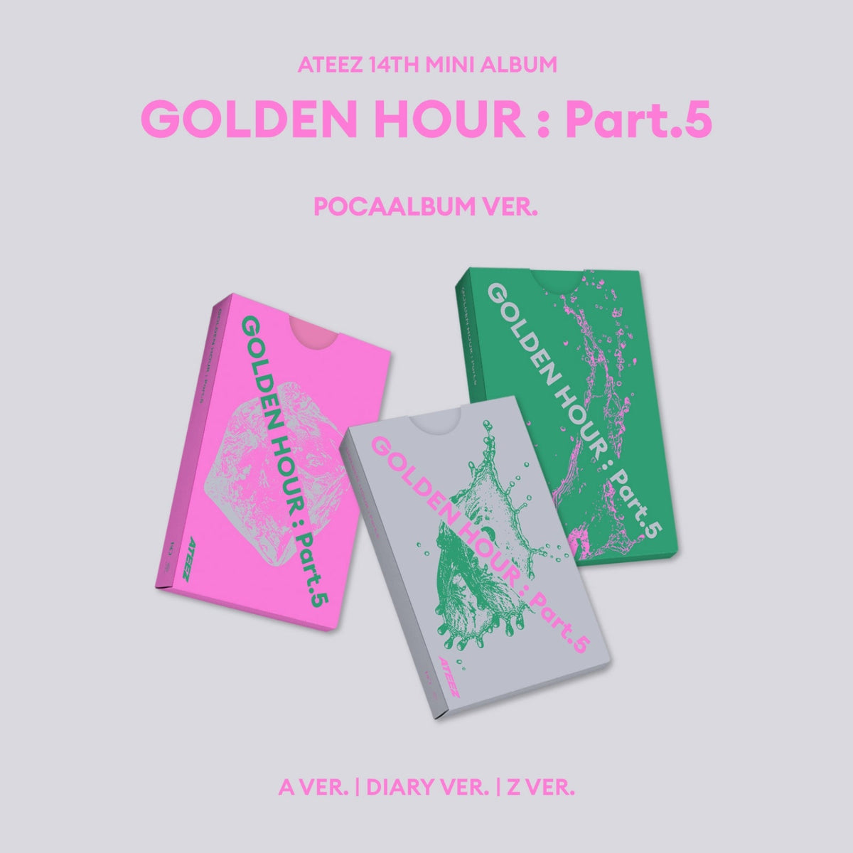 ATEEZ - GOLDEN HOUR : PART 5 POCA Ver – kheartshop