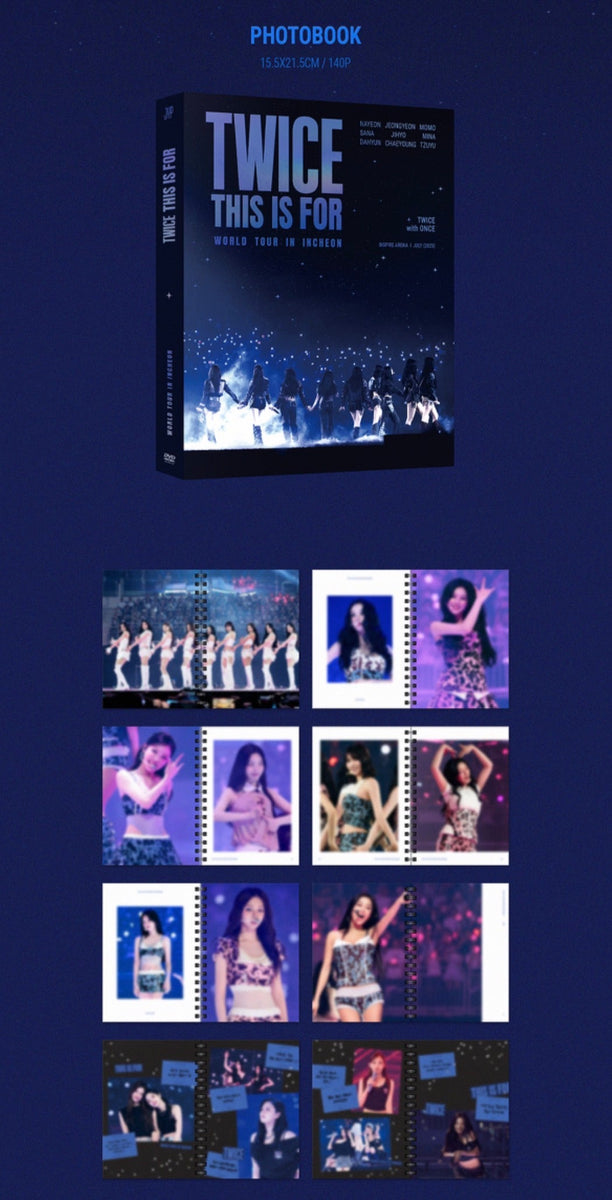 TWICE THIS IS FOR WORLD TOUR IN INCHEON DVD – kheartshop