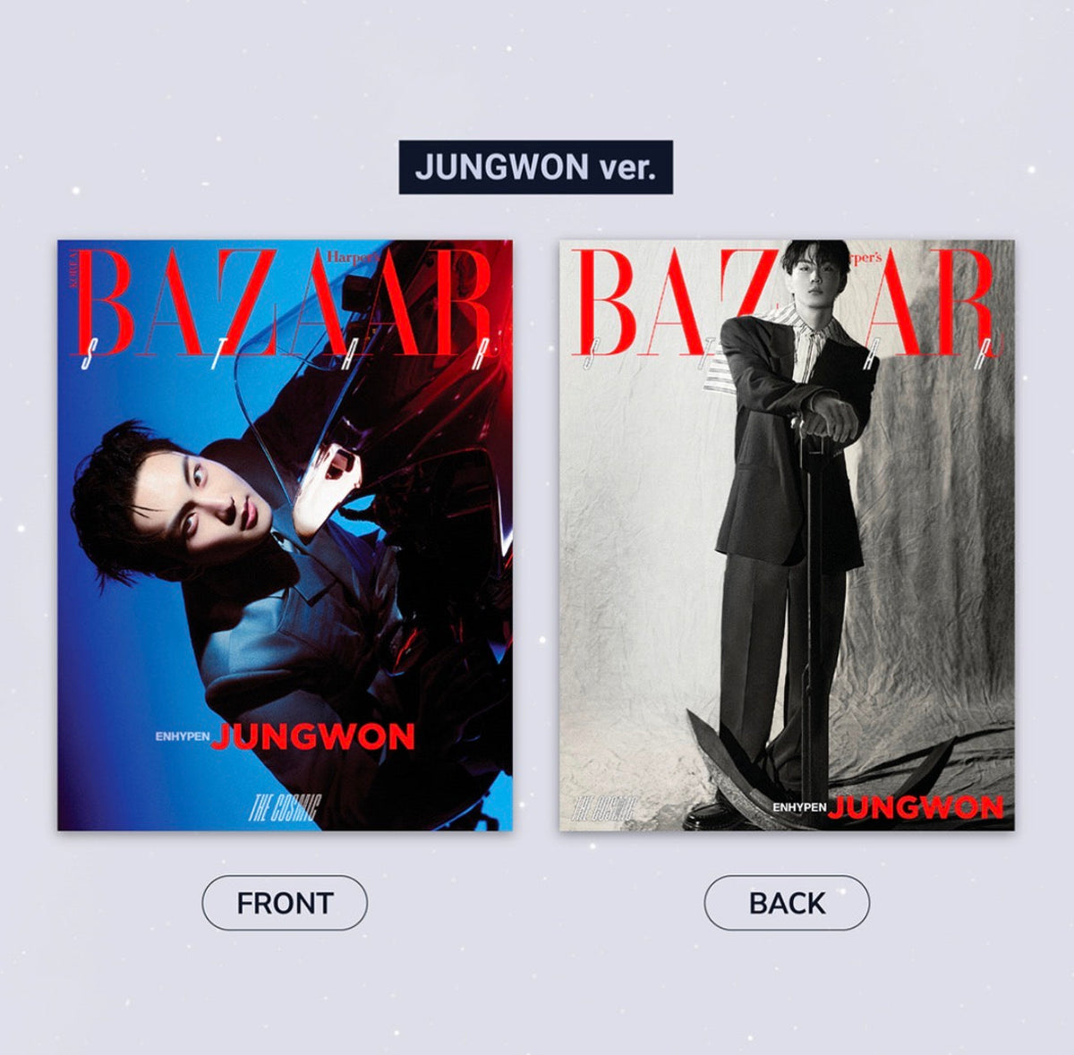 ENHYPEN BAZAAR STAR : THE COSMIC Pictorial 98p – kheartshop