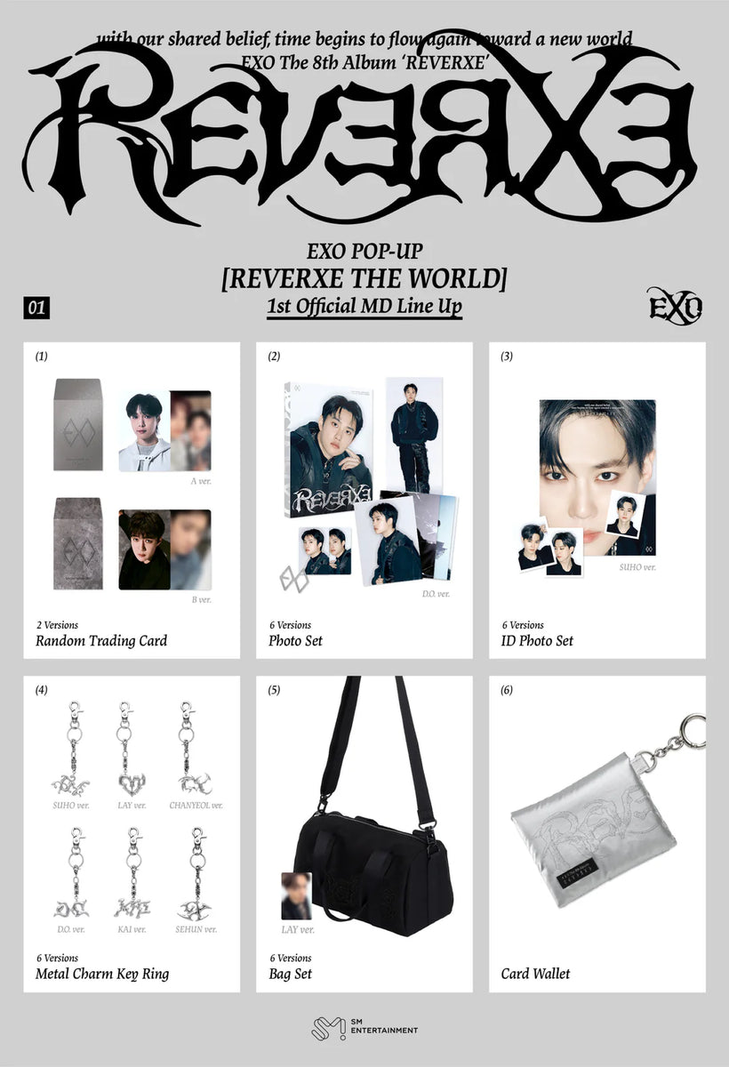 EXO - REVERXE THE WORLD Pop Up Store Official MD – kheartshop