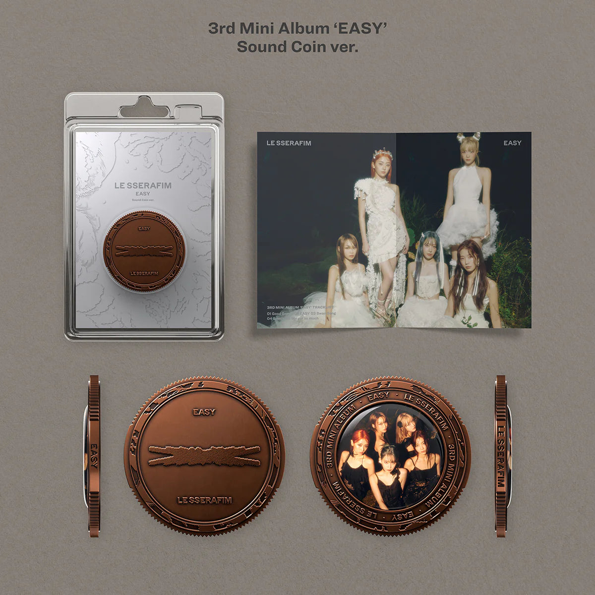 LE SSERAFIM Official SOUND COIN Album – kheartshop