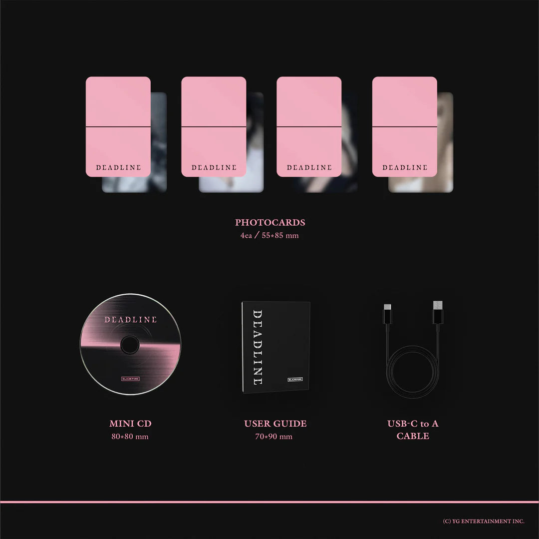 BLACKPINK - DEADLINE 3rd Mini Album MOOD LIGHT Ver. – kheartshop