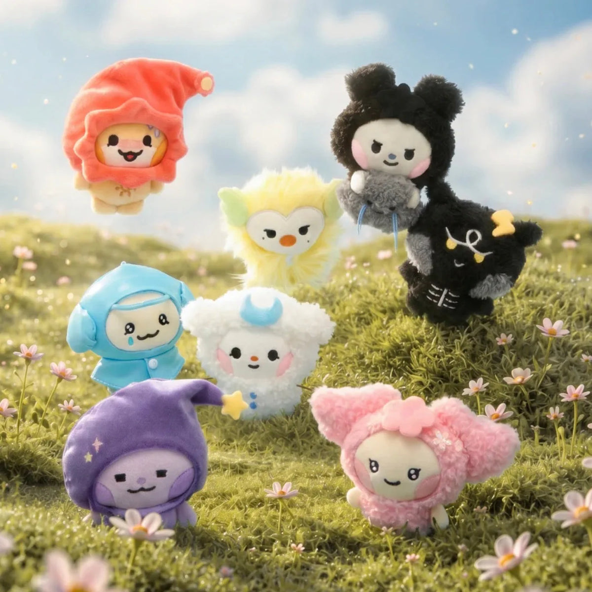 ATEEZ x Line Friends Official MIGHTEEZ Plush Doll WEATHER FAIRY