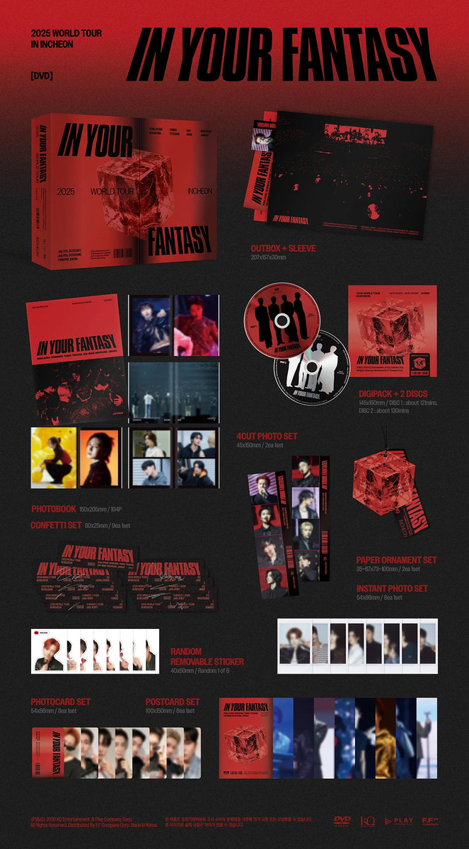 ATEEZ 2025 World Tour IN YOUR FANTASY Incheon DVD – kheartshop