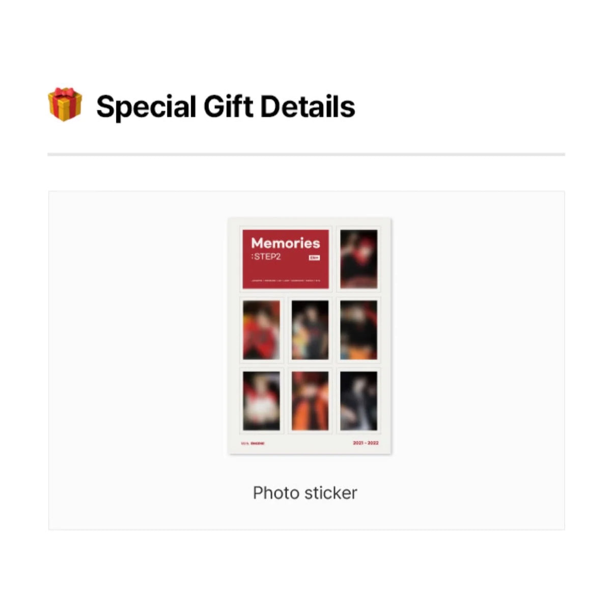 Amazon.com: ENHYPEN MEMORIES : STEP 2 DIGITAL CODE K-POP