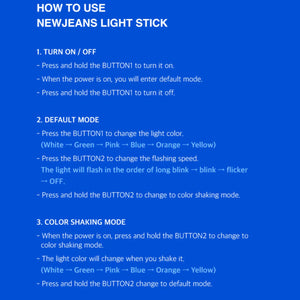 NEWJEANS Binky Bong Official Light Stick