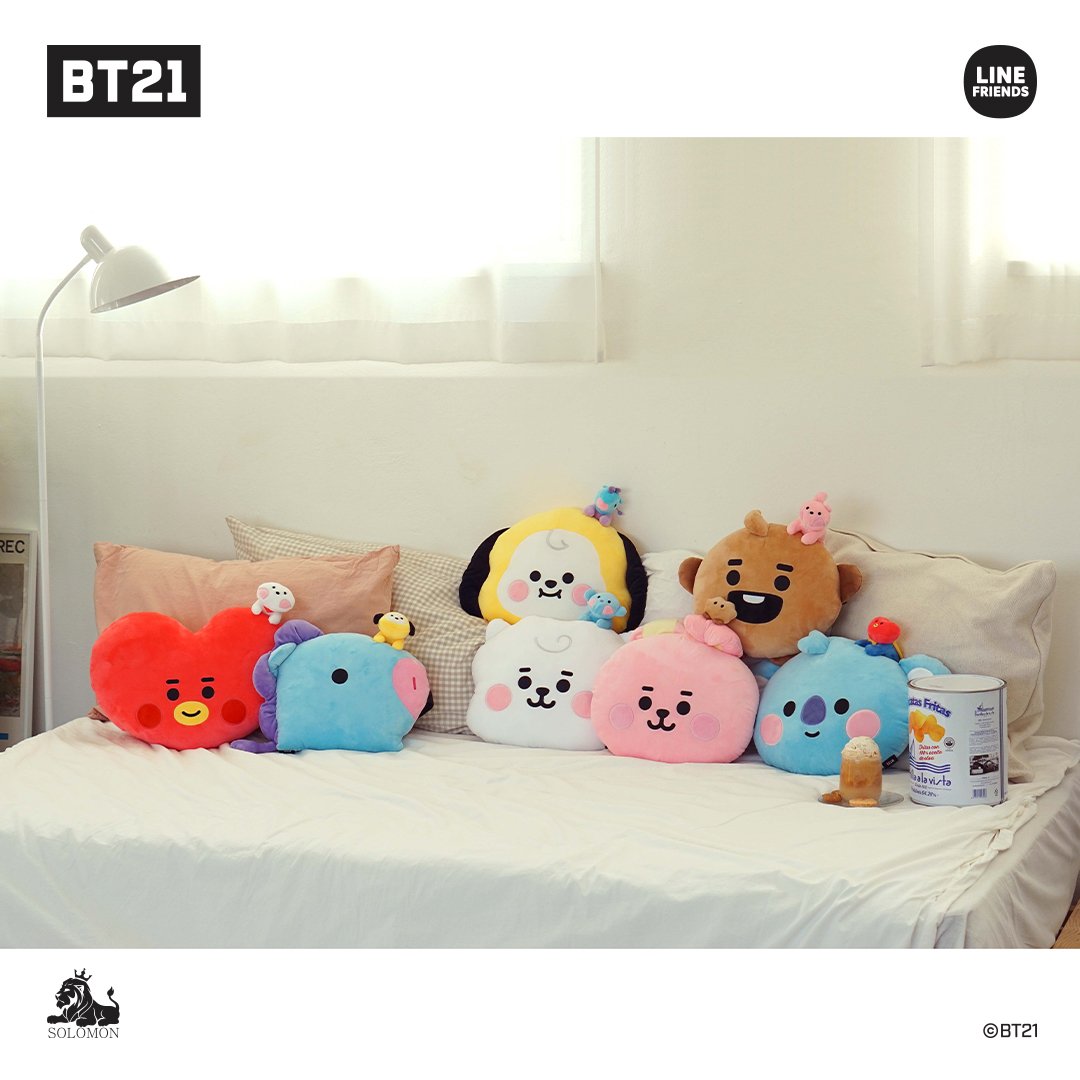 BT21 JAPAN My Little Buddy Face Cushion 40cm – kheartshop