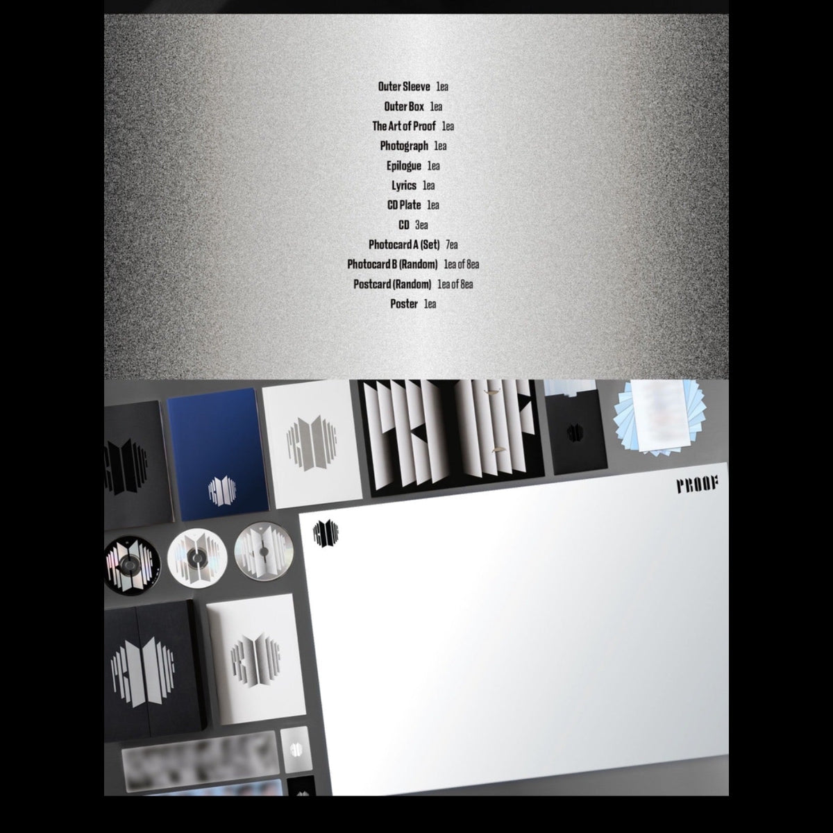 BTS - PROOF Album COMPACT + STANDARD Edition SET – kheartshop