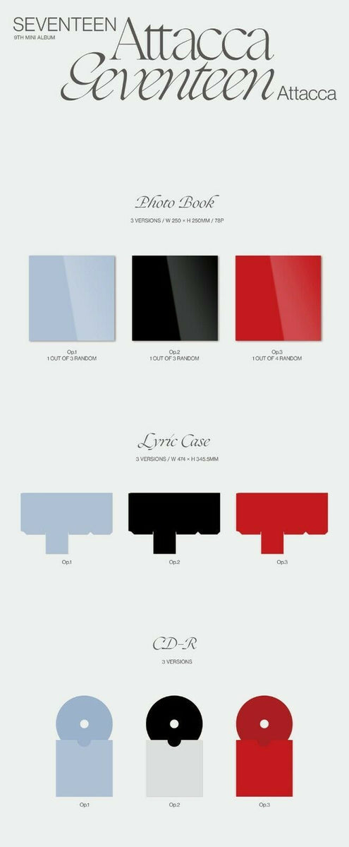 SEVENTEEN - Attacca (You Can Choose Version) – kheartshop