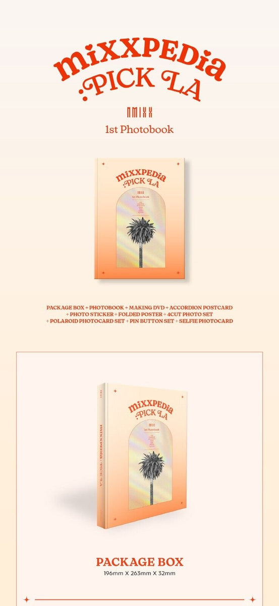NMIXX - 1st Photobook [ MIXXPEDIA : PICK LA ] + Pre-Order Benefit