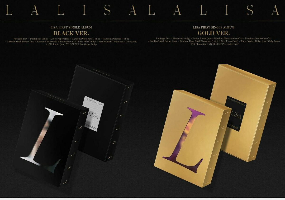 BLACKPINK LISA - LALISA 1st Single + YG Select Gift – kheartshop