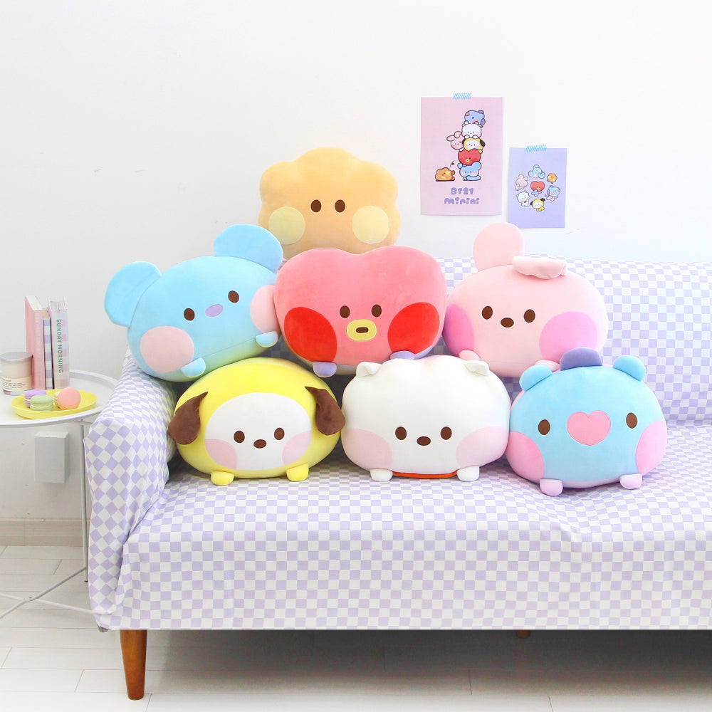 BT21 Official Minini Round Cushion – kheartshop
