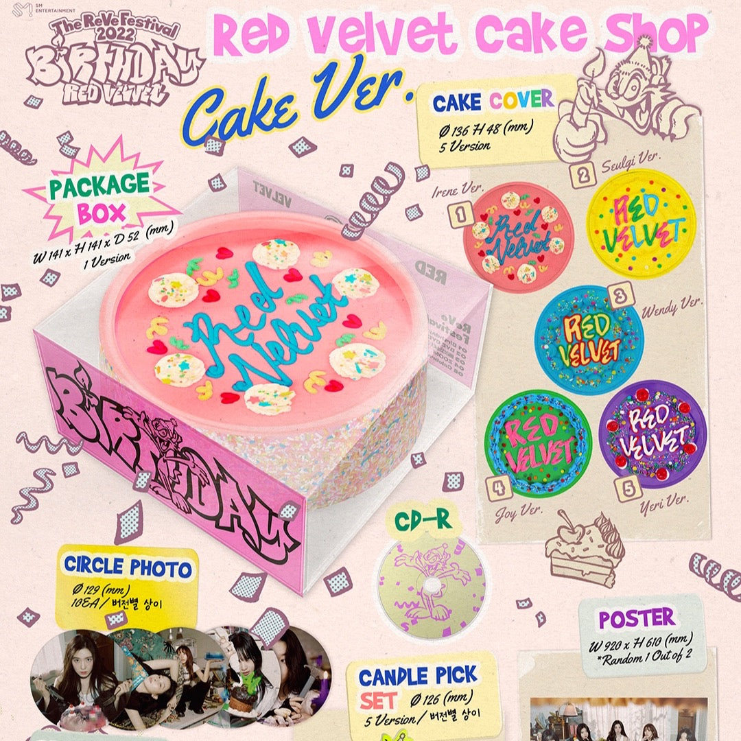 RED VELVET - The Reve Festival 2022 Birthday CAKE Version – kheartshop