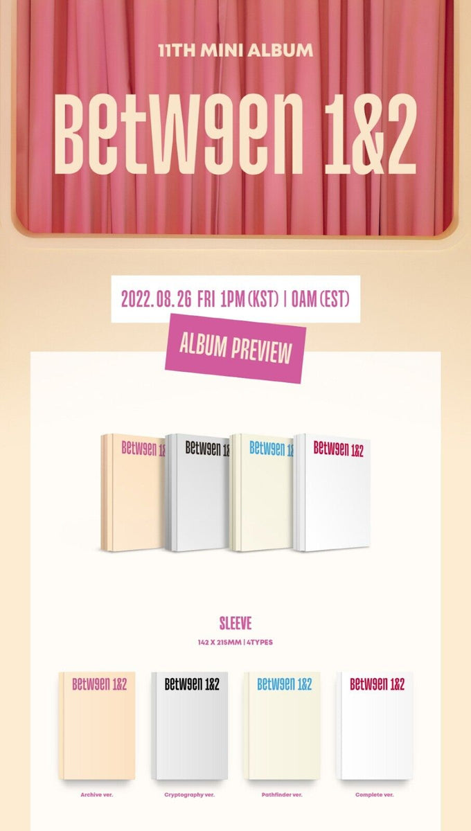TWICE - BETWEEN 1&2 (You can Choose Version) – kheartshop