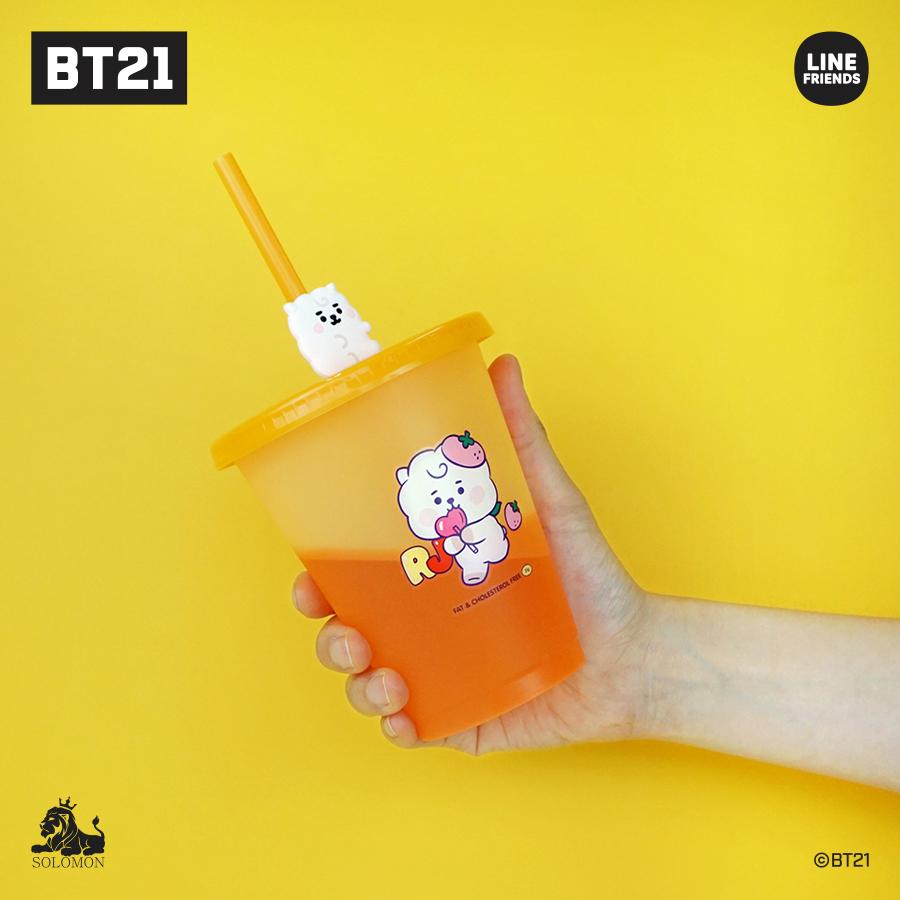BT21 JAPAN - Official Baby Color Changing Tumbler 470ml + Straw