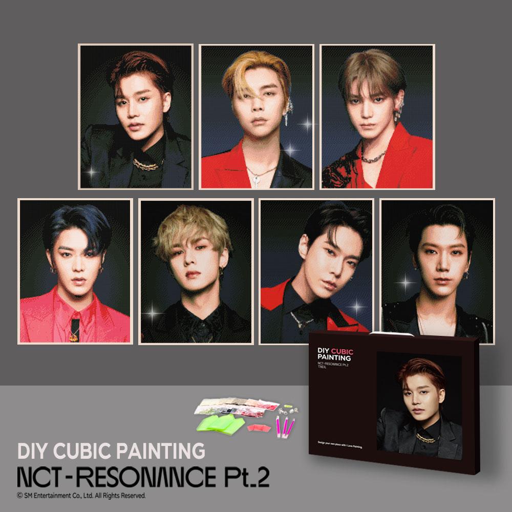 NCT Official Resonance Official DIY Cubic Painting + Photocard 